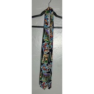 The Disney Store 100% Silk Novelty Adventures Tie Mickey Mouse Characters